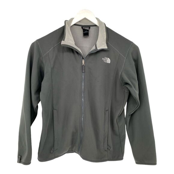 The North Face Other - North Face Jacket Mens Large Gray Full Zip‎ Softshell Windwall Outdoor Hike XL